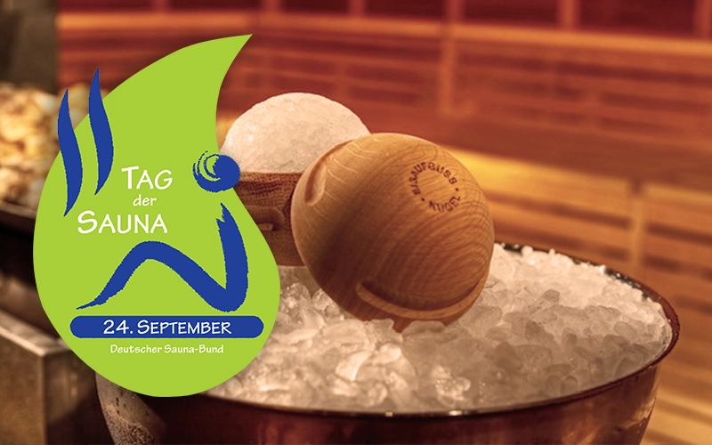 Tag der Sauna Bild mit Logo